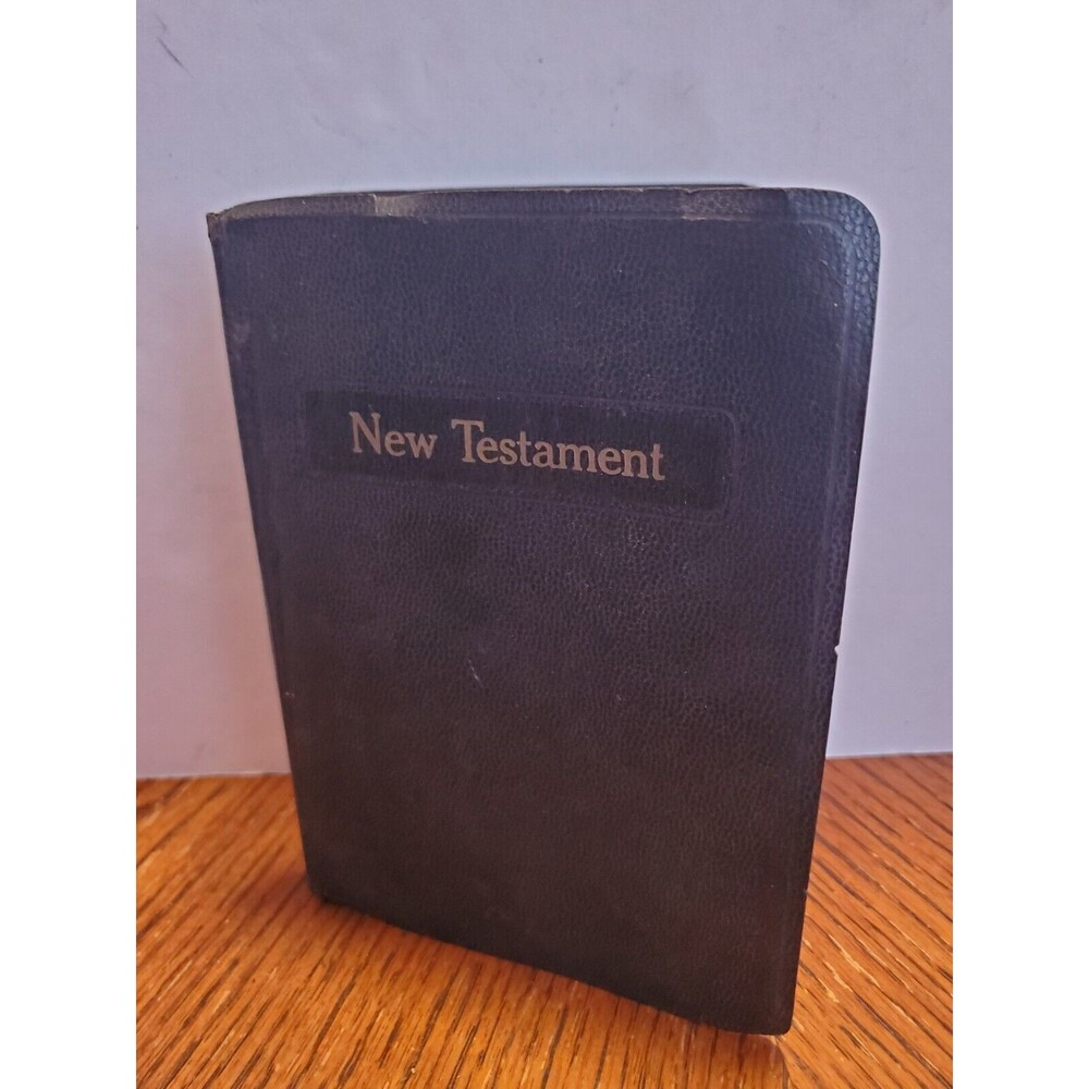 Vintage KJV New Testament Pocket Bible American Society- Map Copyright 1928